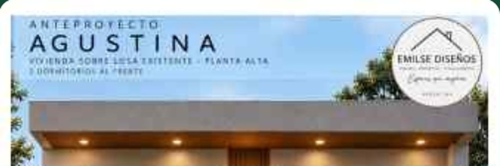 Proyecto Agustina: Planta alta sobre losa existente, 3 dormitorios
