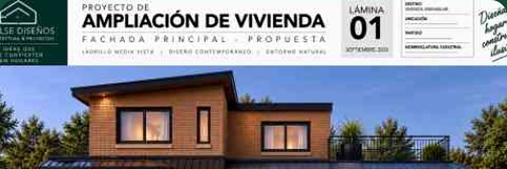 Ampliación de vivienda: Ladrillo a la vista, diseño contemporáneo