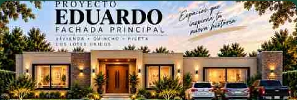 Proyecto Eduardo: Vivienda + quincho + pileta en dos lotes unidos
